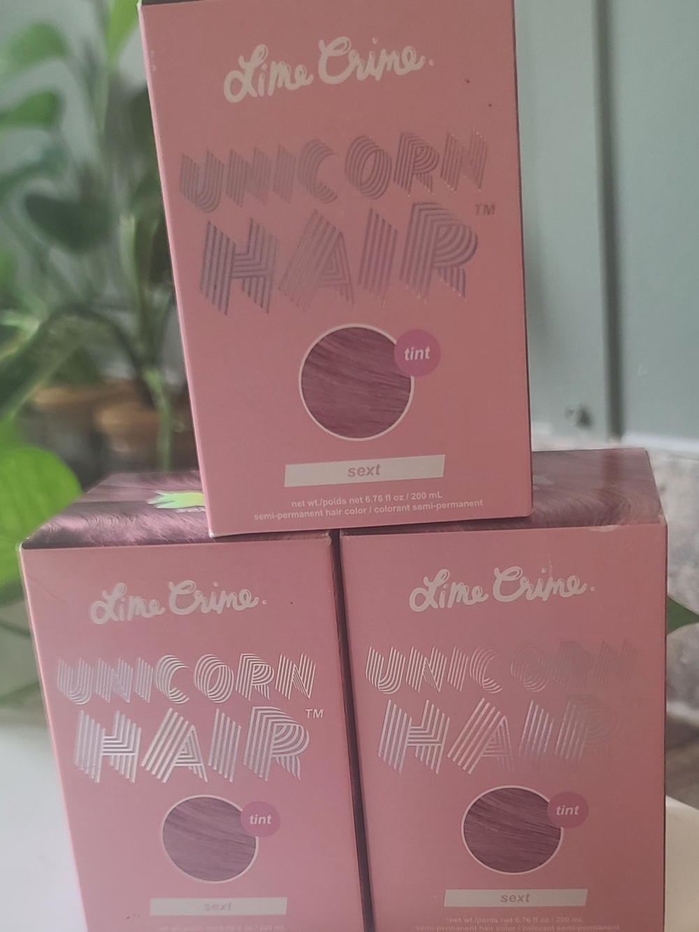 Lime Crime Unicorn Hair Tint — Sext Pink Shade